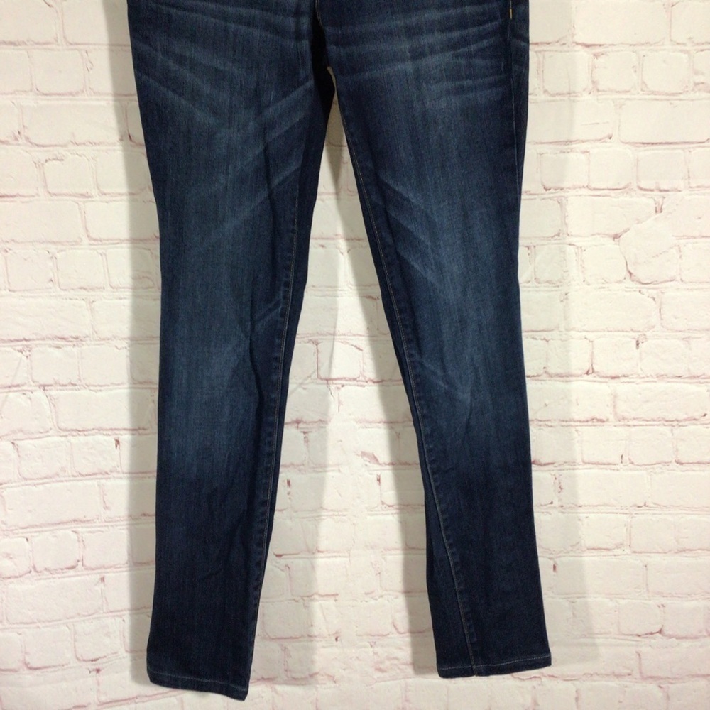 ONLY Blue Behavior Skinny Low Rise Blue Denim Jeans - Size 27W x 34L - Picture 3 of 10